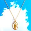 ✨ Collar de la Virgen de Guadalupe en Acero Inoxidable con Baño de Oro de 18K