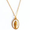 ✨ Collar de la Virgen de Guadalupe en Acero Inoxidable con Baño de Oro de 18K