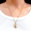✨ Collar de la Virgen de Guadalupe en Acero Inoxidable con Baño de Oro de 18K