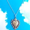 💎 Collar Sagrado Corazón en Acero Inoxidable Baño de Plata – Ana María Mexico