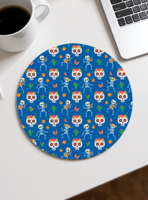Mouse Pad Calaveras Día de Muertos