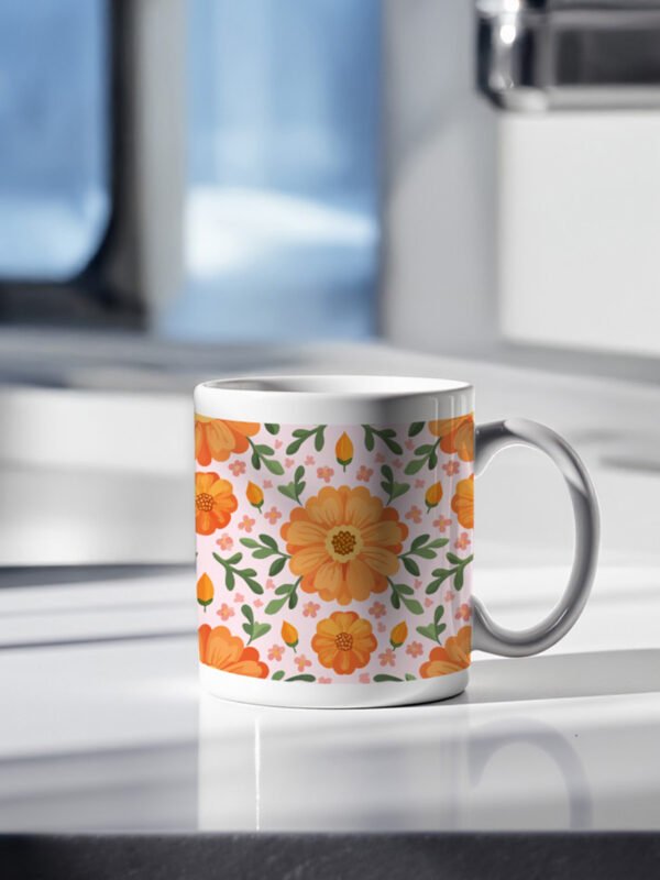 Taza Cempasúchil Día de Muertos
