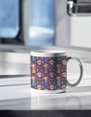 Taza Fiesta Mexicana Día de Muertos