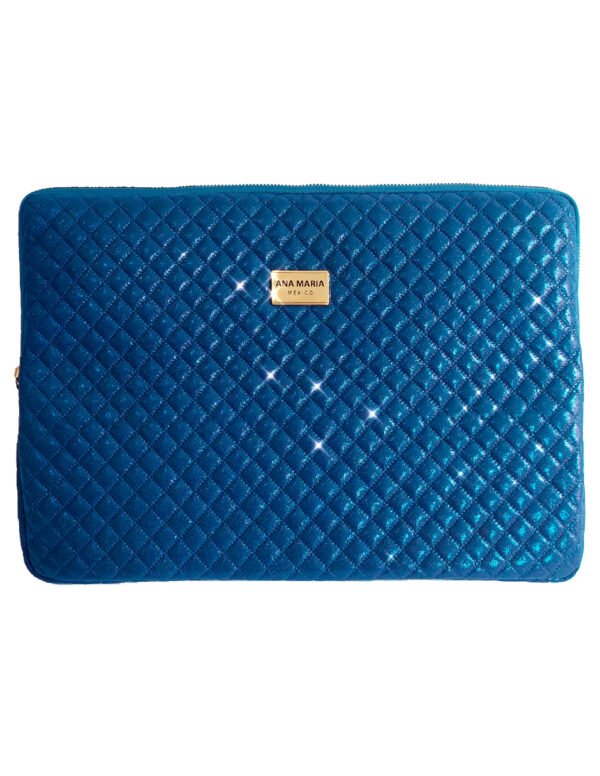 Funda Laptop Azul Glam – Protección con estilo y diseño mexicano