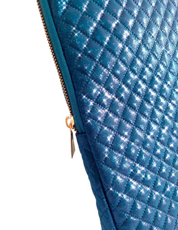 Funda Laptop Azul Glam – Protección con estilo y diseño mexicano