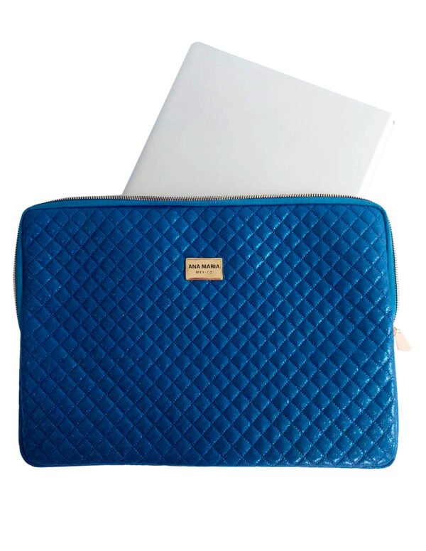 Funda Laptop Azul Glam – Protección con estilo y diseño mexicano