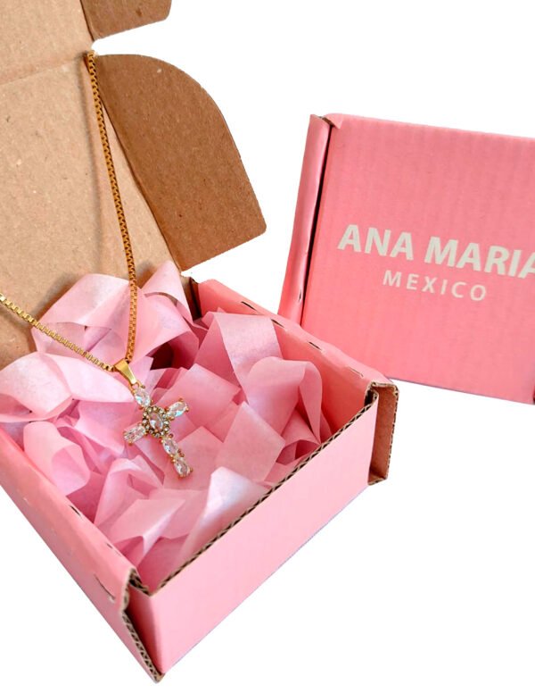 💎 Collar de Cruz con Zirconias