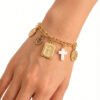 S94395359_3 ✝️ Pulsera Virgen y Cruz en Acero Inoxidable