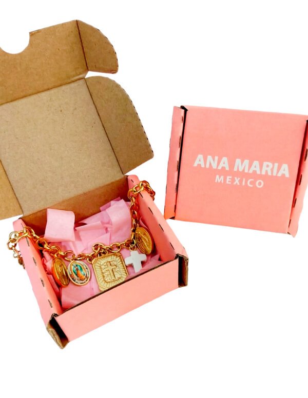 S94395359_4 ✝️ Pulsera Virgen y Cruz en Acero Inoxidable