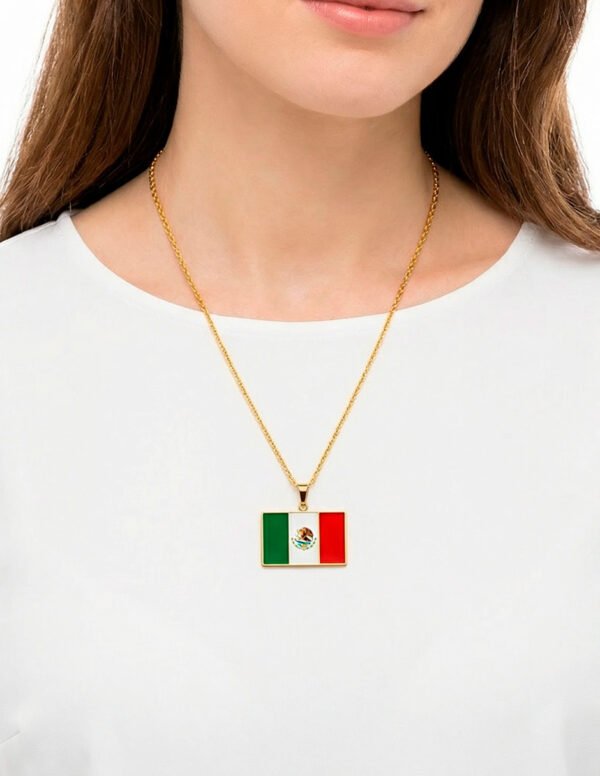 🦅 Collar Bandera de México Mundial