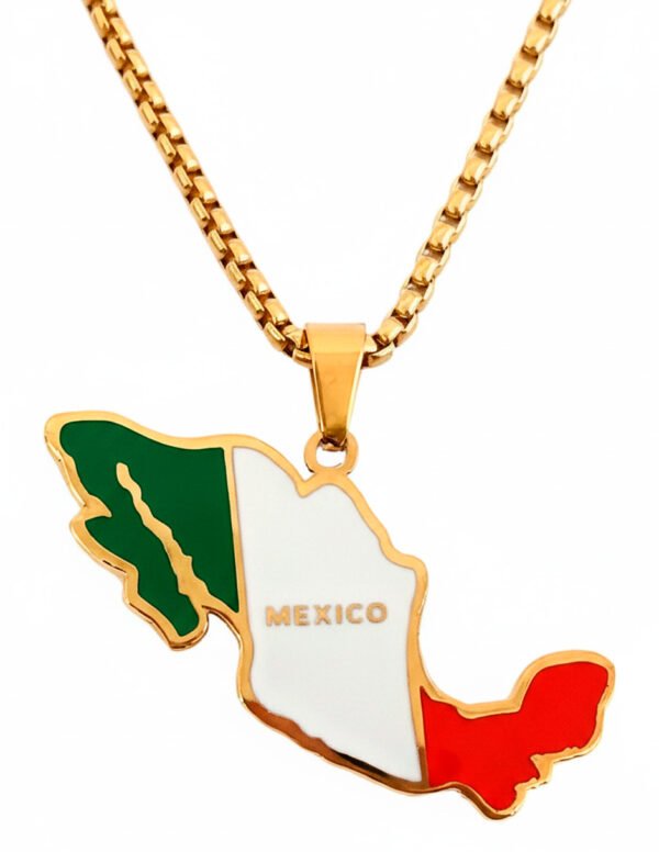 Collar de México en Acero Inoxidable