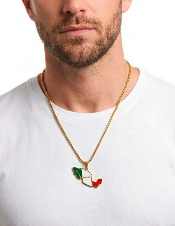 Collar de México en Acero Inoxidable