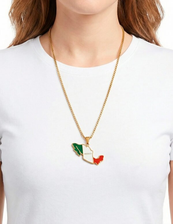 Collar de México en Acero Inoxidable