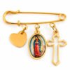 S95307161 Broche regalo religioso para Embarazadas Virgen de Guadalupe