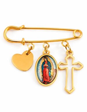 S95307161 Broche regalo religioso para Embarazadas Virgen de Guadalupe