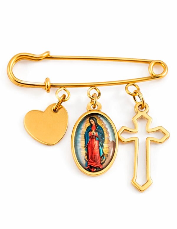 S95307161 Broche regalo religioso para Embarazadas Virgen de Guadalupe