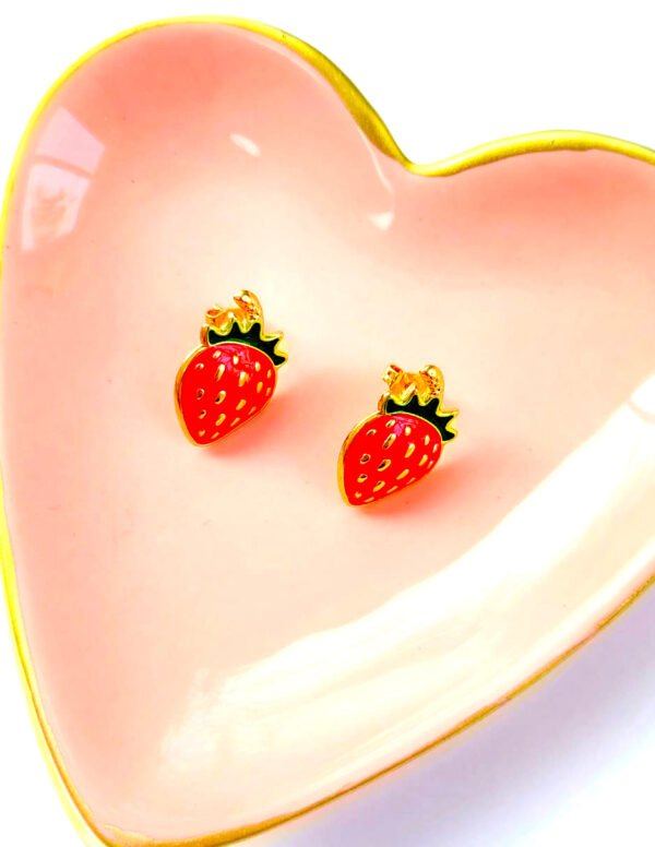🍓 Aretes de Fresa