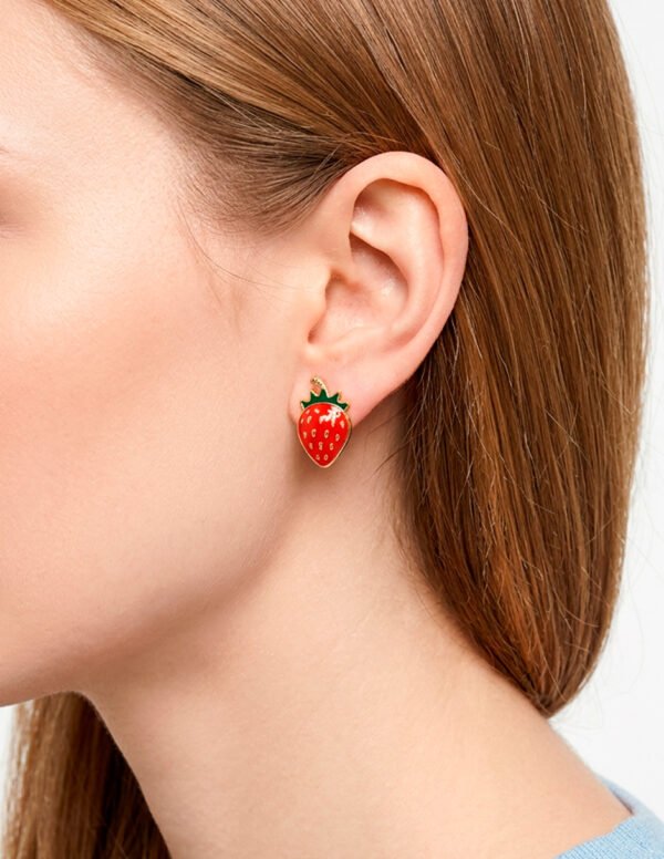 🍓 Aretes de Fresa
