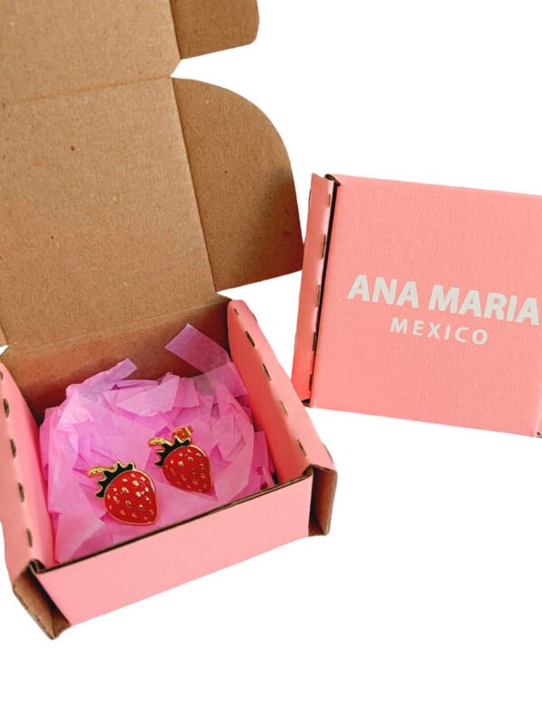 🍓 Aretes de Fresa