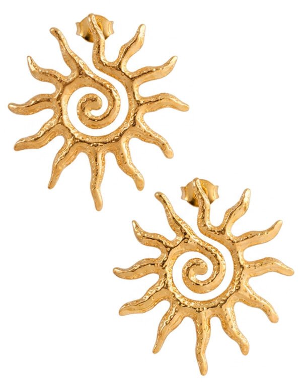 Aretes en Forma de Sol