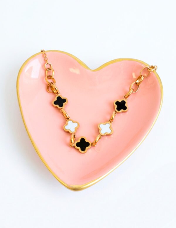 Pulsera de Trébol en Acero Inoxidable