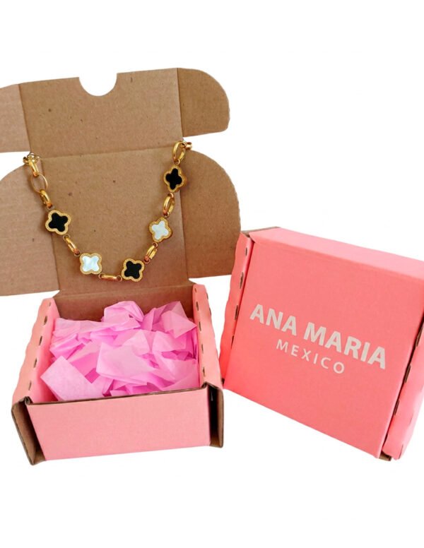 Pulsera de Trébol en Acero Inoxidable