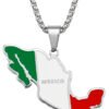 Collar México en Acero Inoxidable