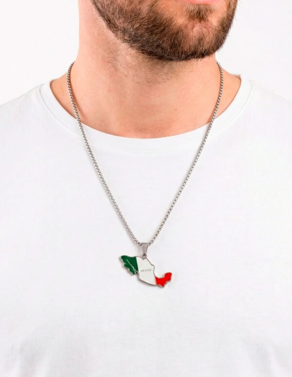 Collar México en Acero Inoxidable