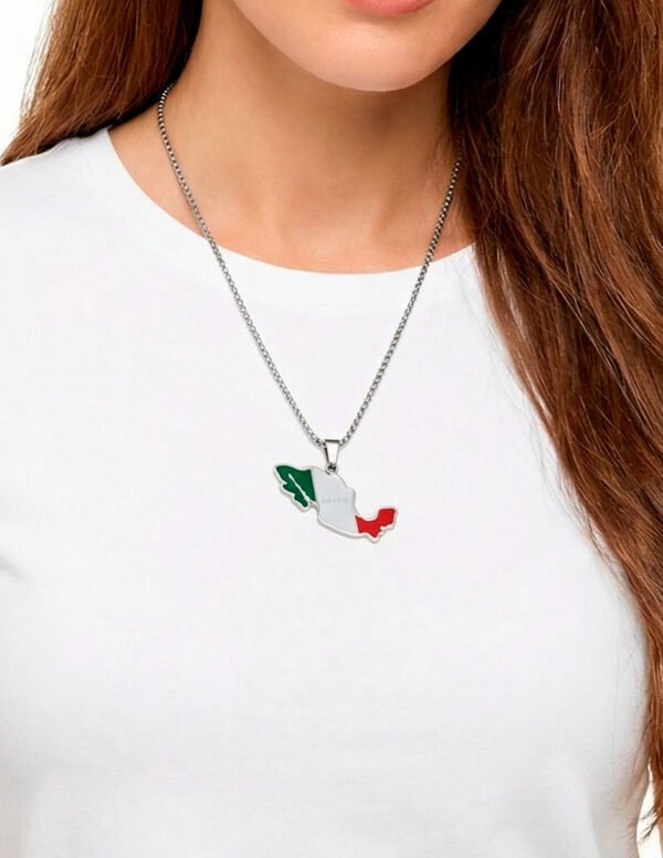 Collar México en Acero Inoxidable