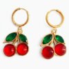 Aretes de Cereza 1 Aretes de Cerezas