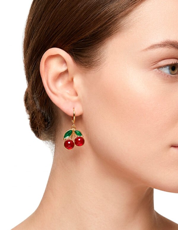 Aretes de Cereza 2 Aretes de Cerezas
