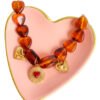 Pulsera de Corazón Ambar
