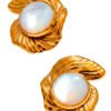 Aretes Blancos Nacarados