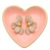Aretes Flor Blanca 3 Aretes Flor Blanca