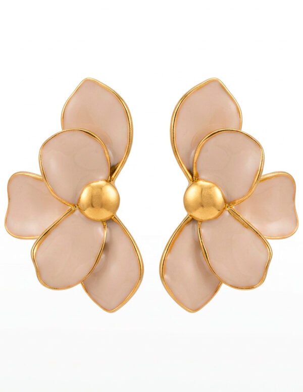 Aretes Flor Blanca Aretes Flor Blanca