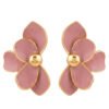 Aretes Flor Rosa Aretes Flor Rosa
