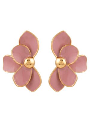 Aretes Flor Rosa Aretes Flor Rosa
