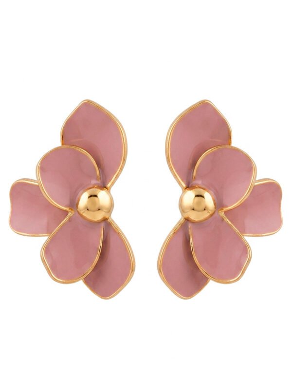 Aretes Flor Rosa Aretes Flor Rosa