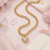 Collar Corazon Dorado Collar de Corazon Dorado