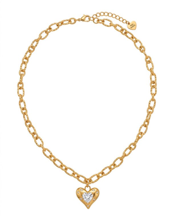 Collar Corazon Dorado 4 Collar de Corazon Dorado