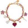 Pulsera de Corazon Morada
