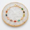 Pulsera con Gemas de Colores