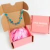 Pulsera de Zirconias Celestes en Acero Inoxidable