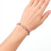 Pulsera Cristales Zirconias de Colores 2 Pulsera de Zirconias de Colores en Acero Inoxidable